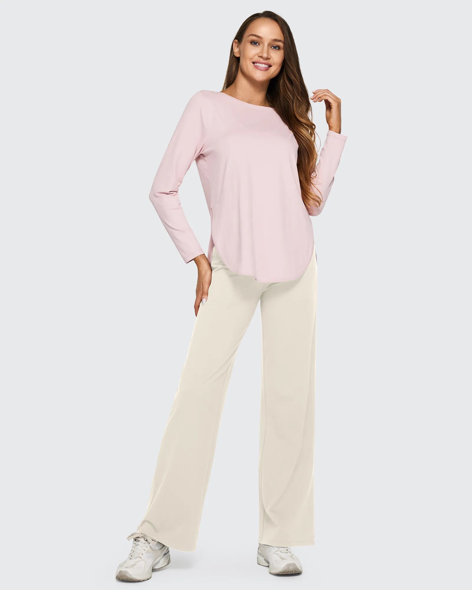 EverGoing Loose High-Waist Business Casual Pants 27'' - G4Free
