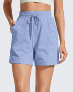 G4Free 4" High Waisted Casual Shorts with Pockets