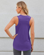 Quick Dry Scoop Neck Sleeveless Tops - G4Free