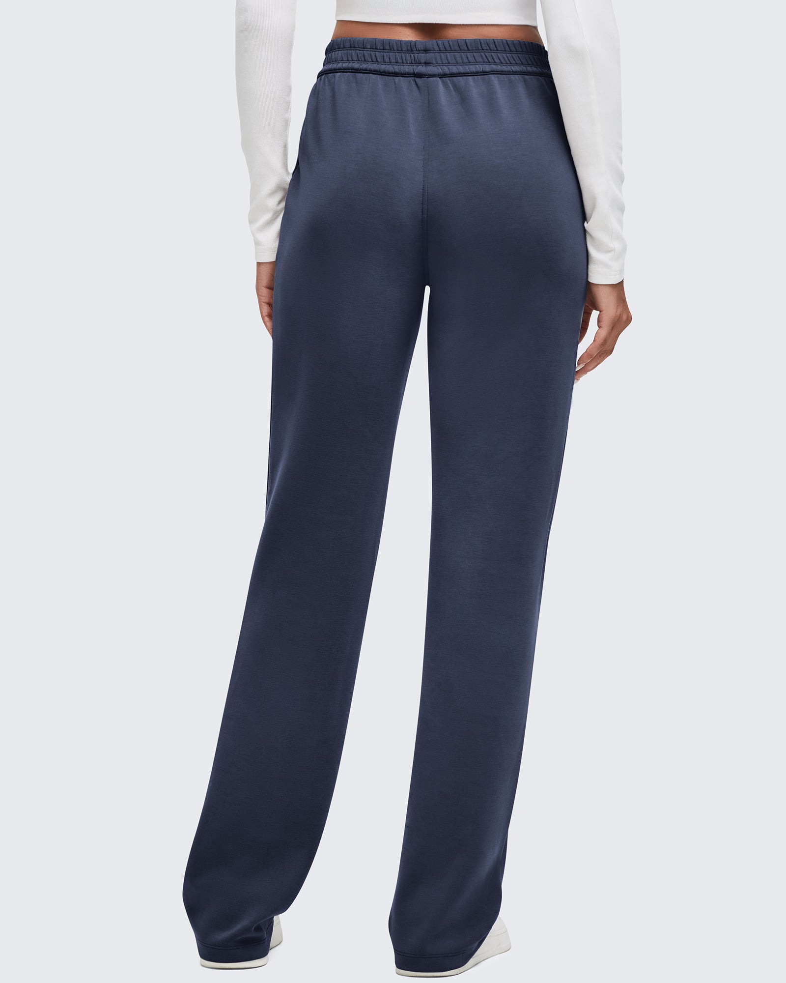 Smoofit Elastic-Waist Wide Leg Sweatpants Tall - G4Free