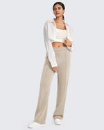 Smoofit Loose High-Rise Elastic Dressy Pants Regular - G4Free