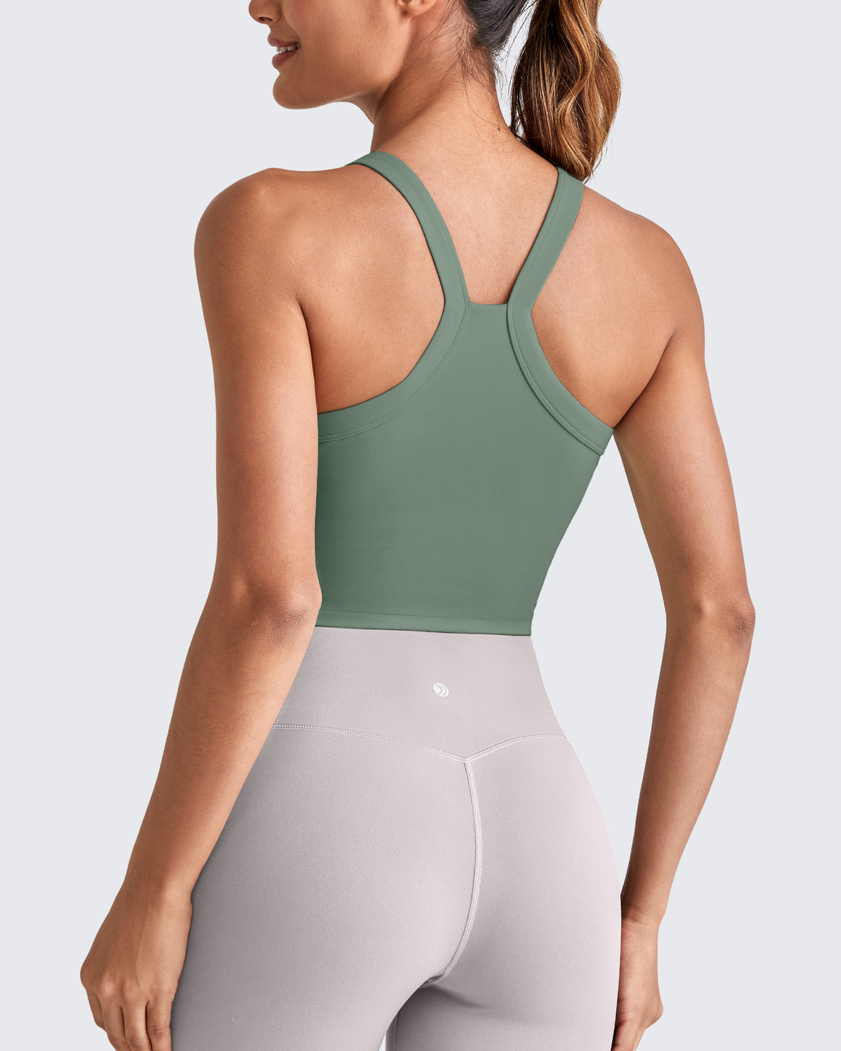 BareFeel Racerback Cropped Sports Bra - G4Free