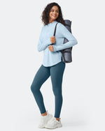 Quick Dry High Neck Sun Half Zip Workout Tops - G4Free