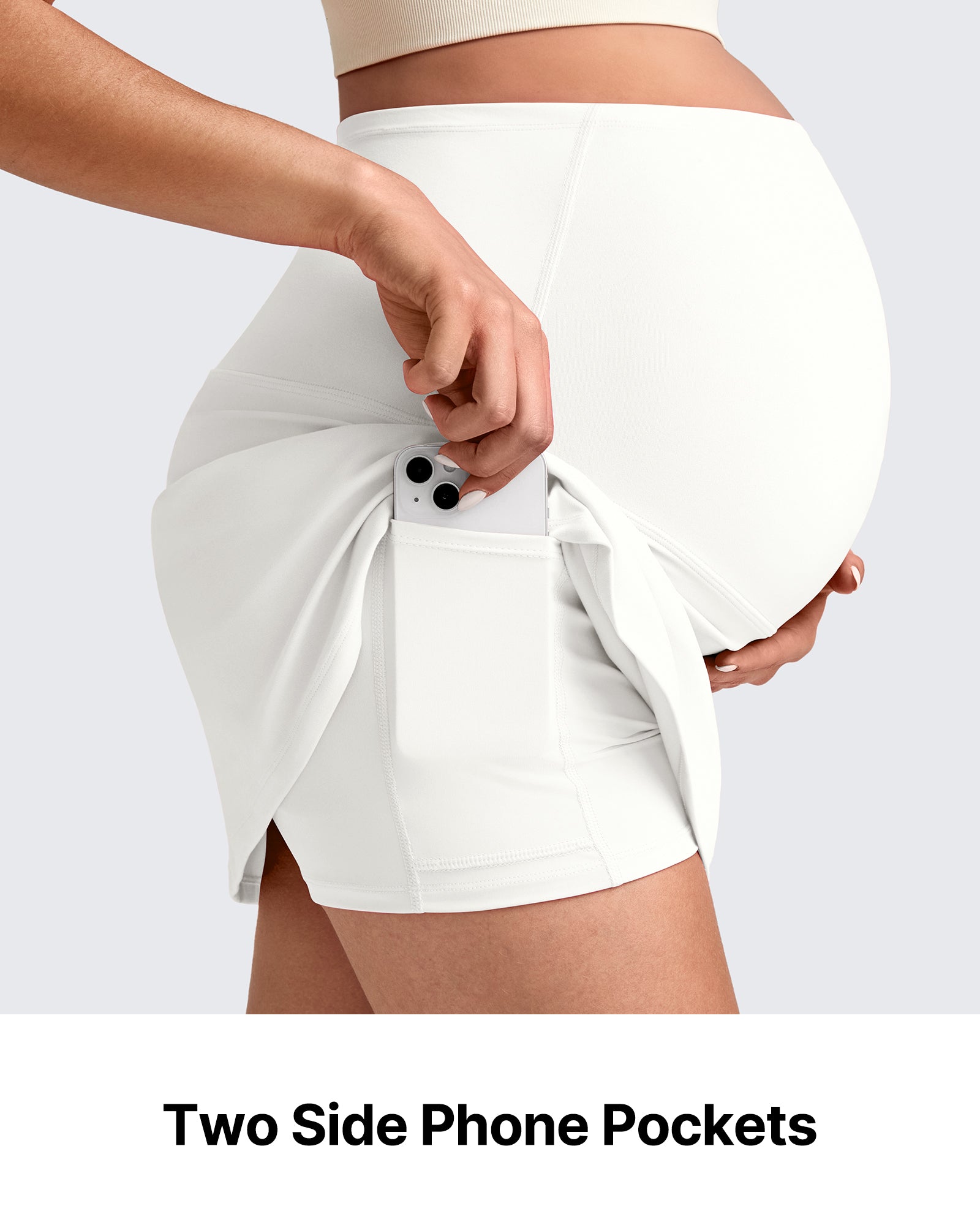 BareFeel Inner Shorts Maternity Workout Skirt - G4Free