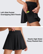G4Free Chillwhisp 14" Pleated Tennis Skirt with Inner Shorts Pocket