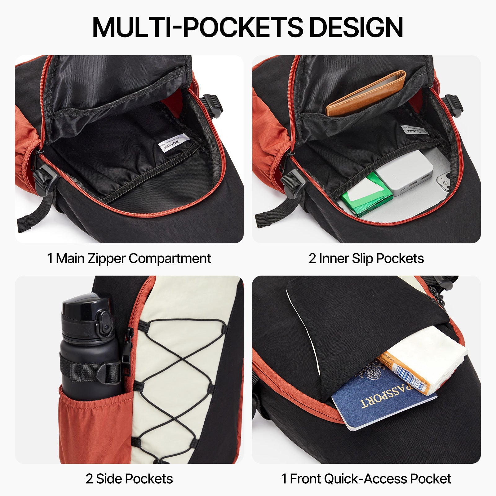 G4Free RFID Sling Bag – Small Crossbody Hiking Bag