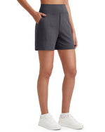 G4FREE High-Waist Burmuda Athletic Shorts 5