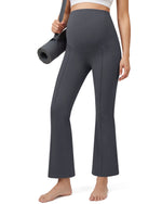 G4Free EverGoing Maternity Flare Leggings with Pockets – Over the Belly 25''