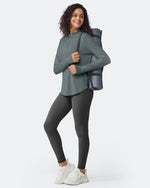Quick Dry High Neck Sun Half Zip Tops - G4Free