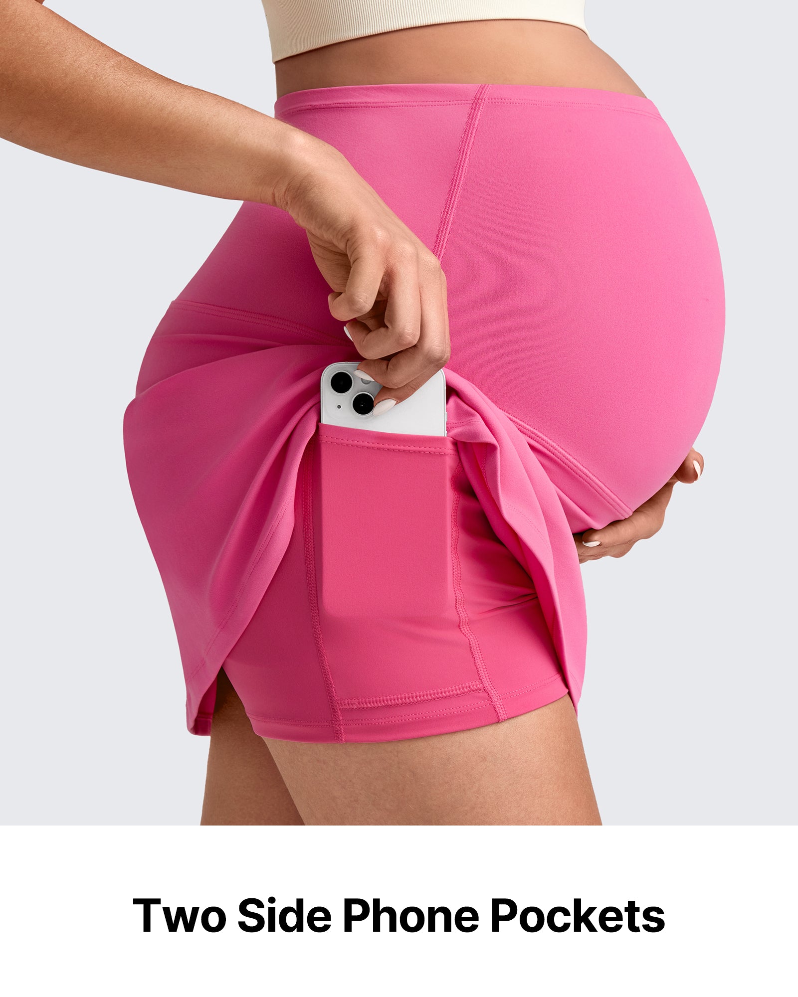 BareFeel Inner Shorts Maternity Workout Skirt - G4Free