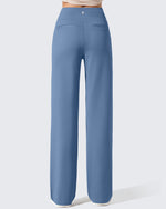 EverGoing Fleece Lined High-Waisted Dressy Pants - G4Free