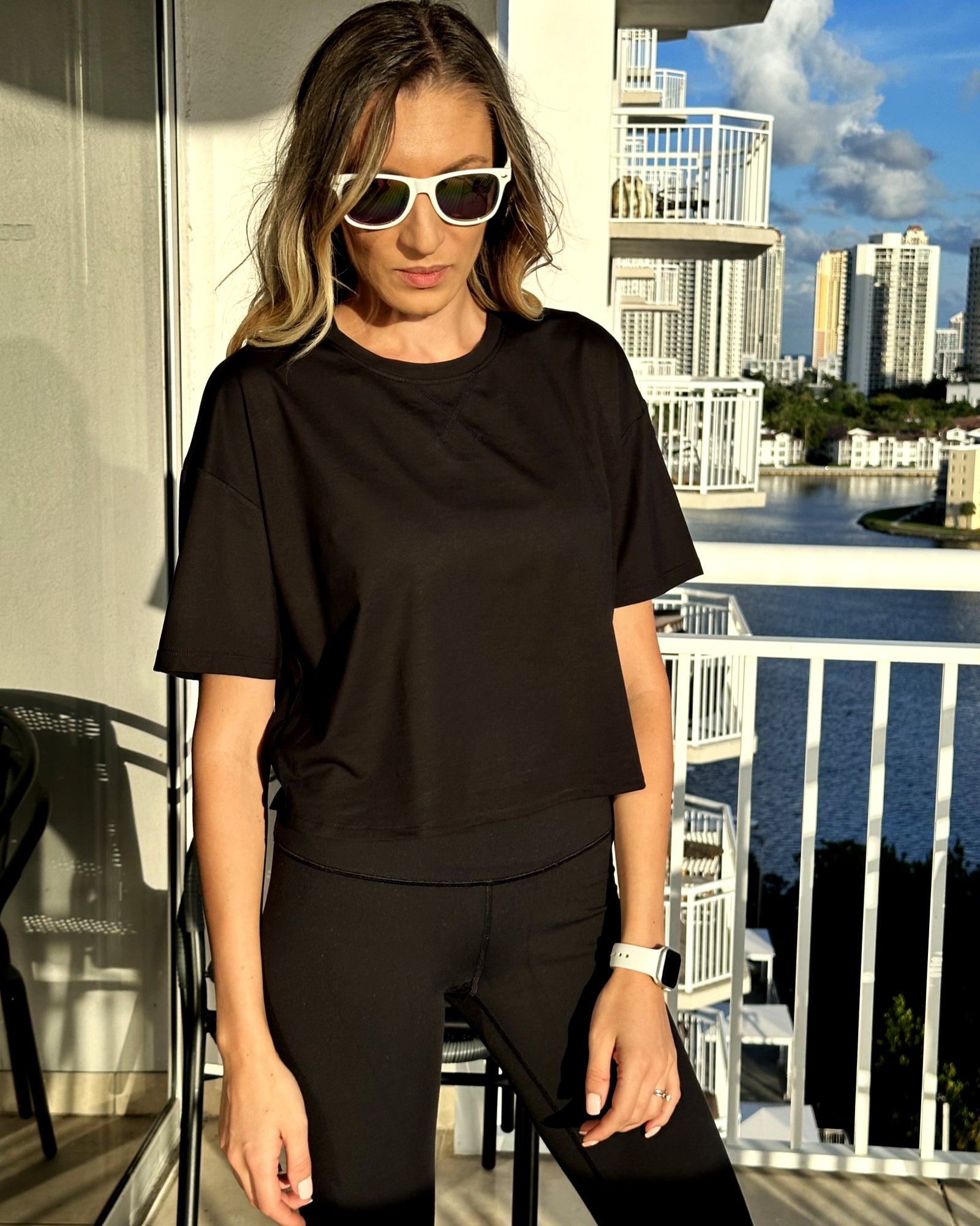 G4Free UPF 50+ Quick Dry Boxy Crop Tee