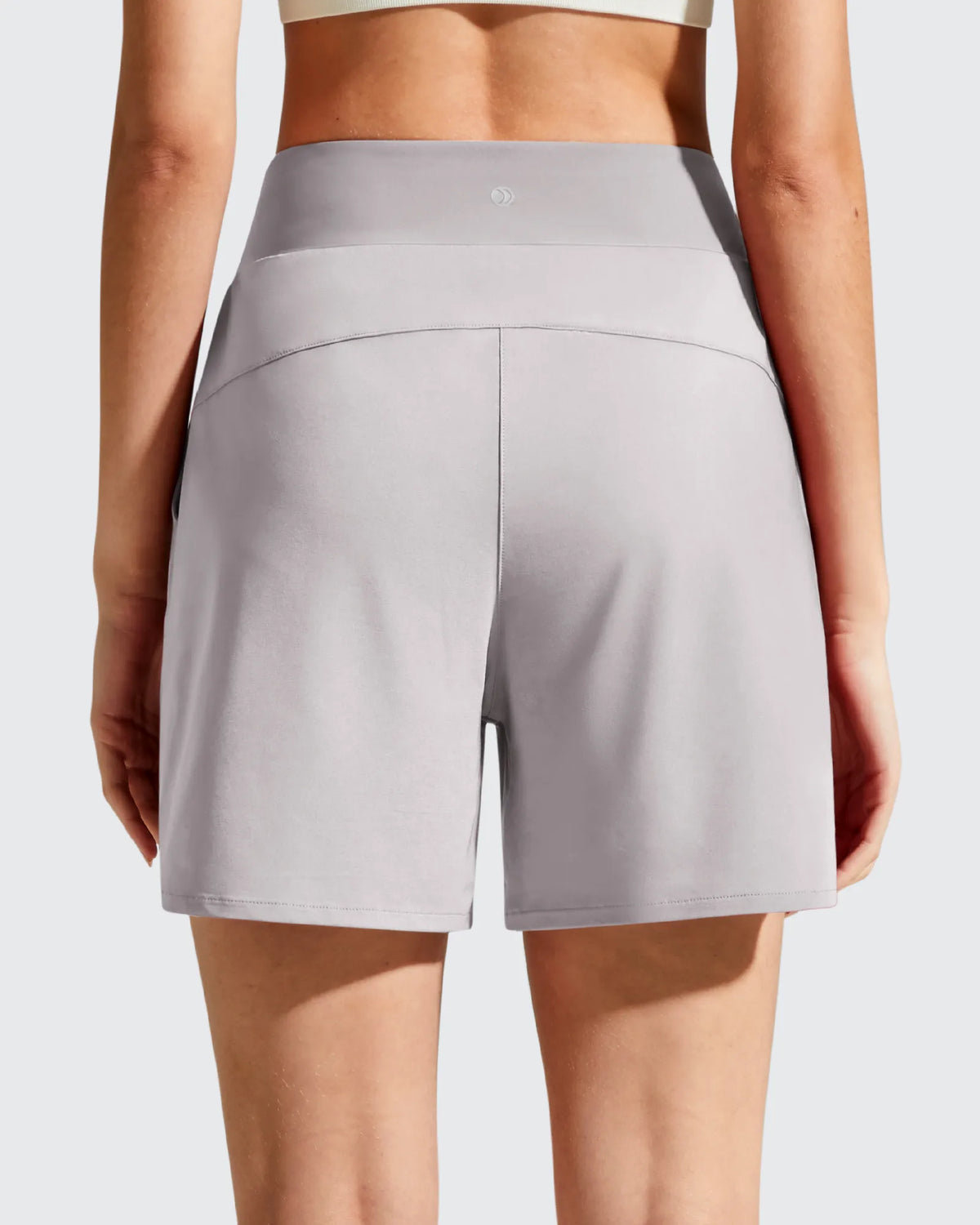 Chillwhisp Built-in Brief Liner High Waist Athletic Shorts