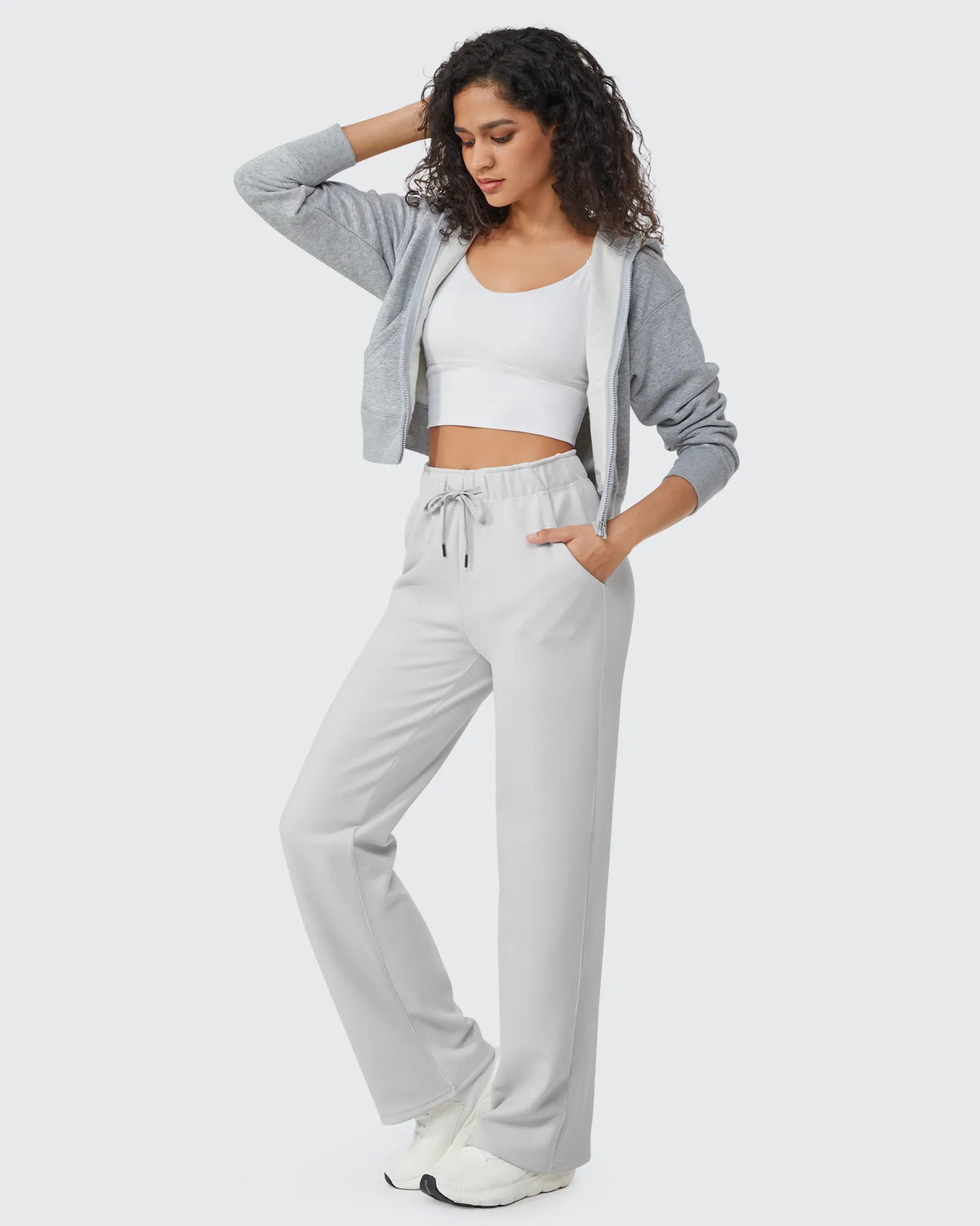 EverGoing Loose Fleece Lined Drawstring Casual Pants - G4Free