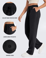 Smoofit Mid-Waist Wide Leg Sweatpants Short