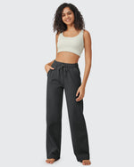 EverGoing Loose Fleece Lined Drawstring Casual Pants - G4Free