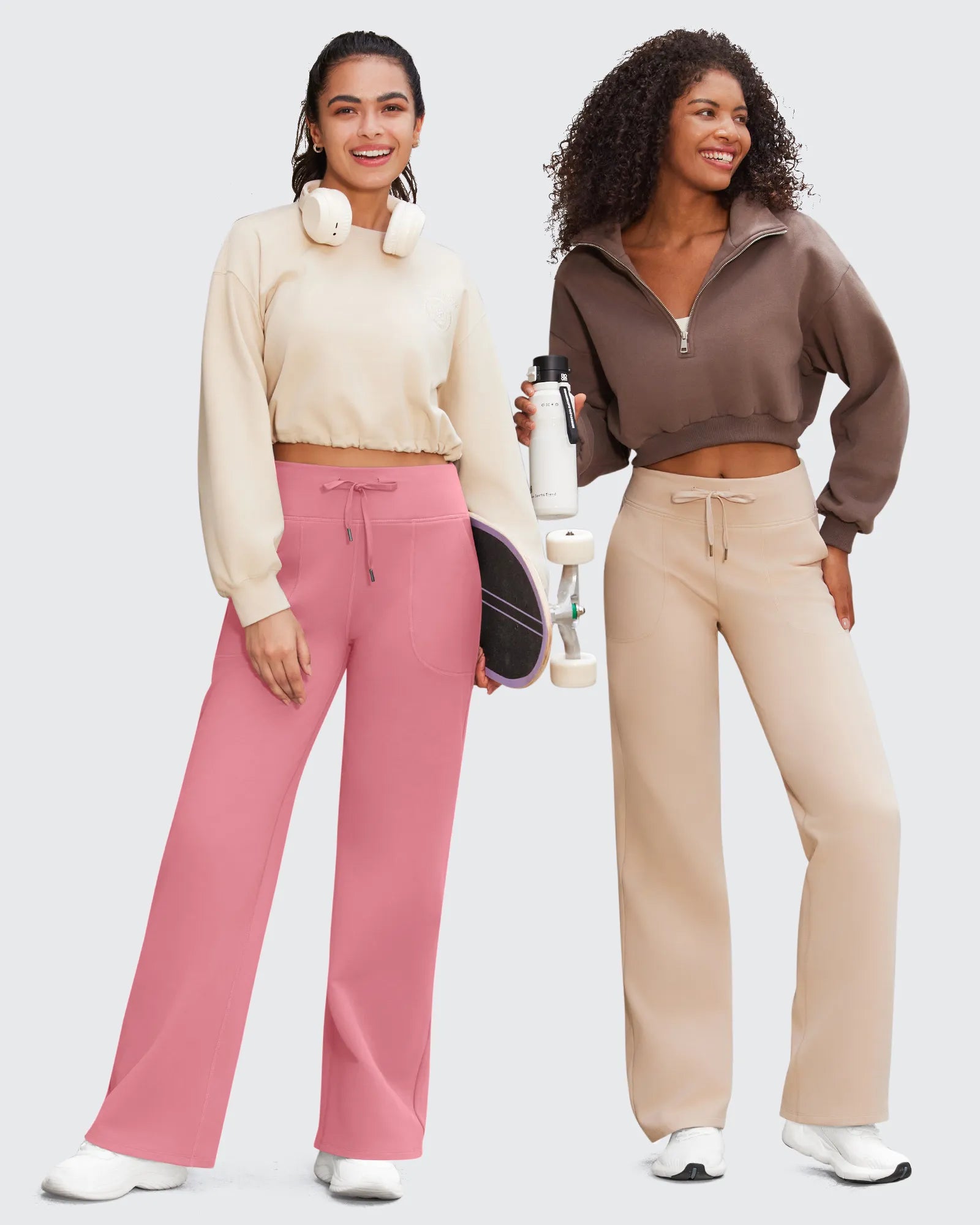 EverGoing Business Casual High-Waist Wide Leg Pants Tall - G4Free