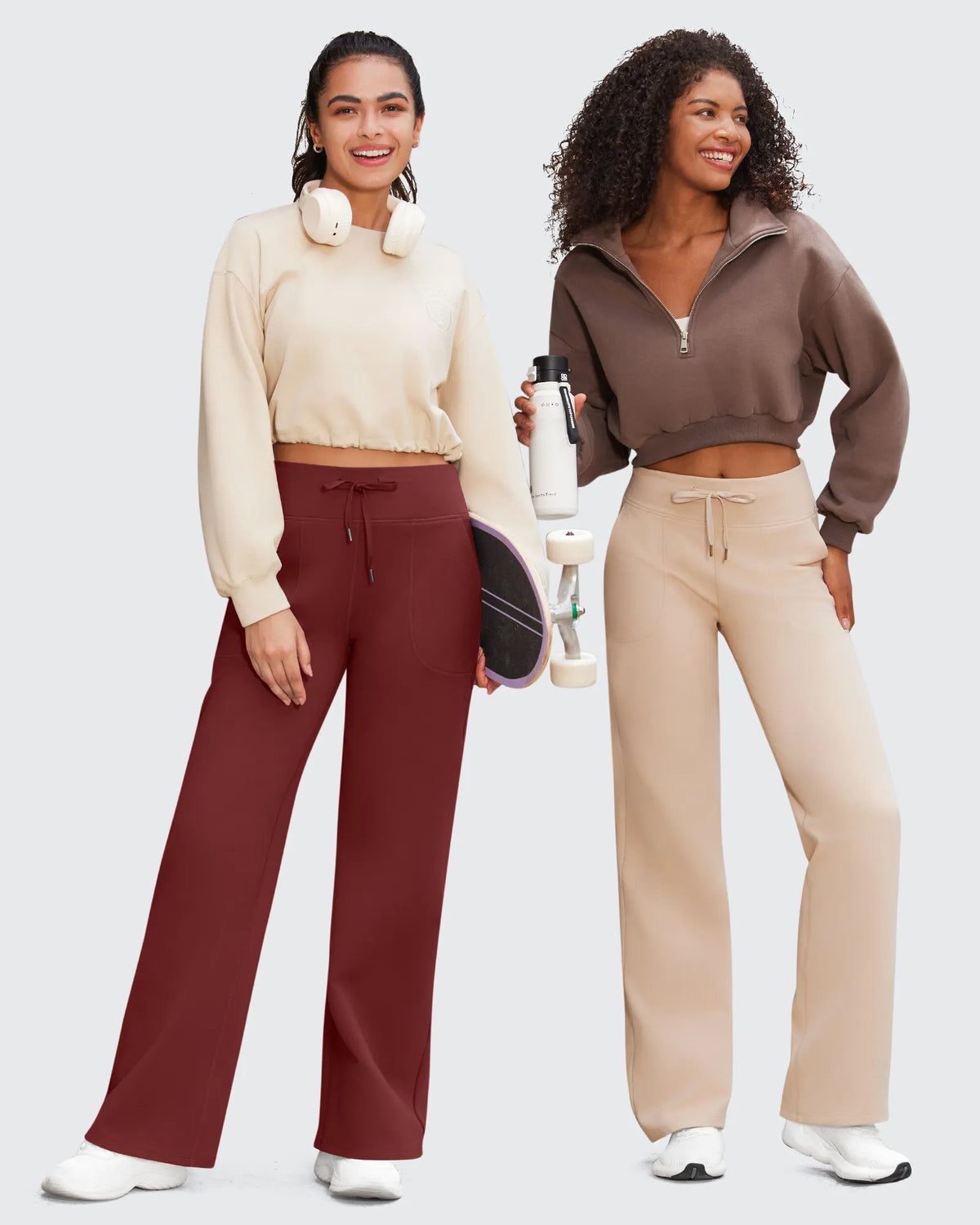 EverGoing Business Casual High-Waist Wide Leg Pants Tall - G4Free