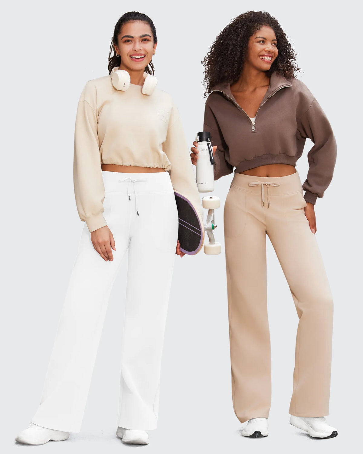 EverGoing Business Casual High-Waist Wide Leg Pants Tall - G4Free