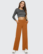 EverGoing Loose High-Waist Business Casual Pants 33'' - G4Free