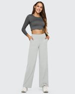 EverGoing Loose High-Waist Business Casual Pants 29'' - G4Free