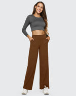EverGoing Loose High-Waist Business Casual Pants 29'' - G4Free