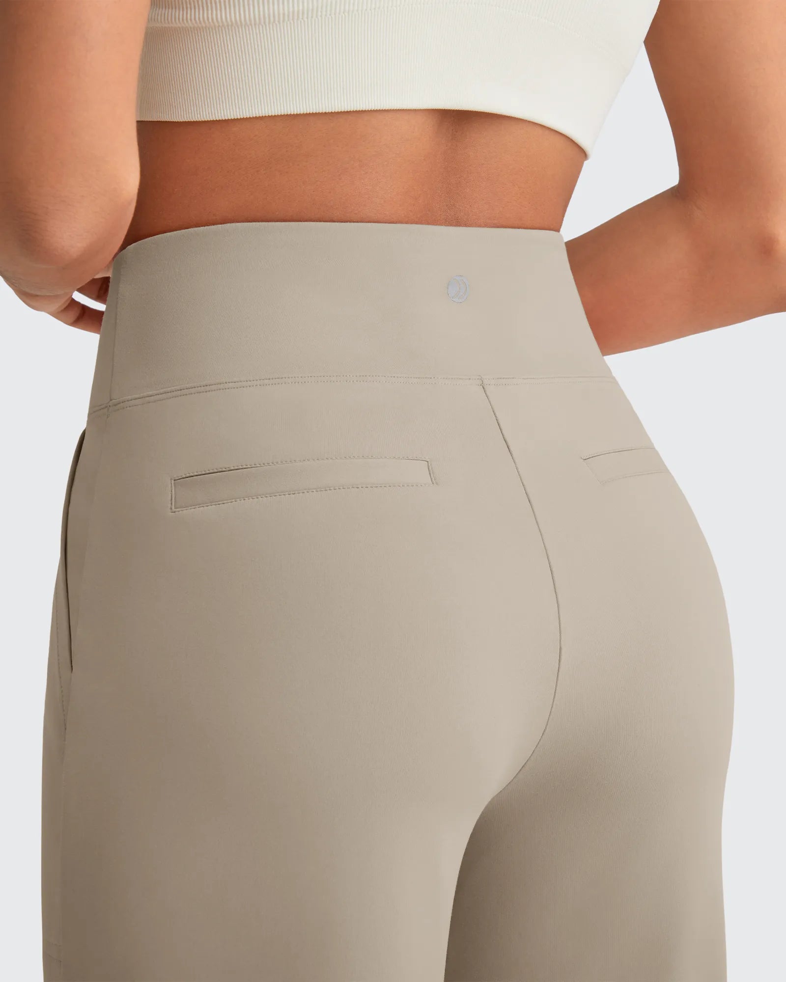 EverGoing High Waist Stretch Dressy Cropped Pants Regular - G4Free