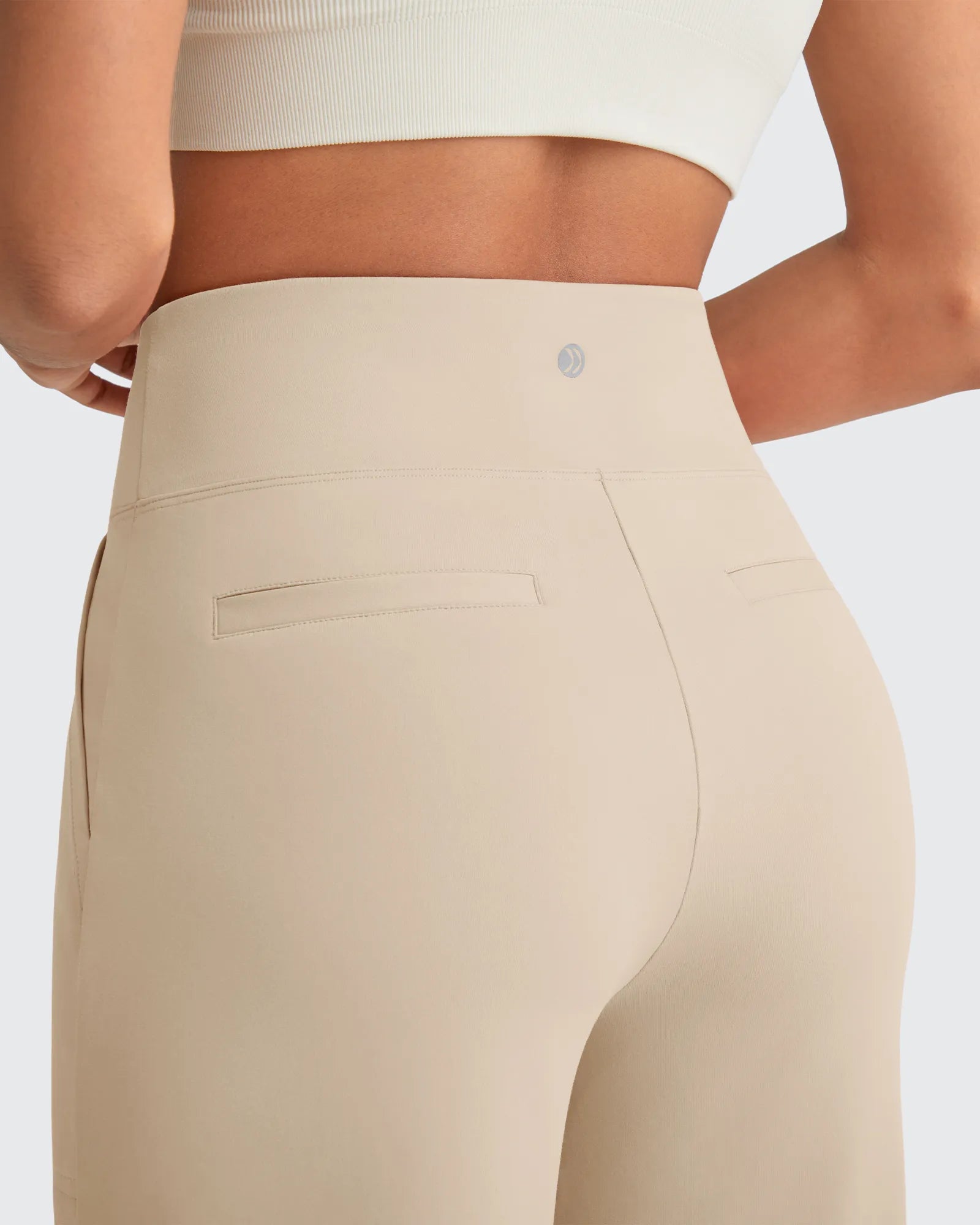 EverGoing High Waist Stretch Dressy Cropped Pants Tall - G4Free