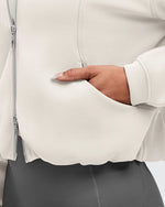 Smoofit Two-Way Full Zip Modal Hoodie Jackets