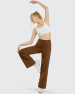 Wide Leg Pants Woman Yoga Pants with Pockets Petite - G4Free