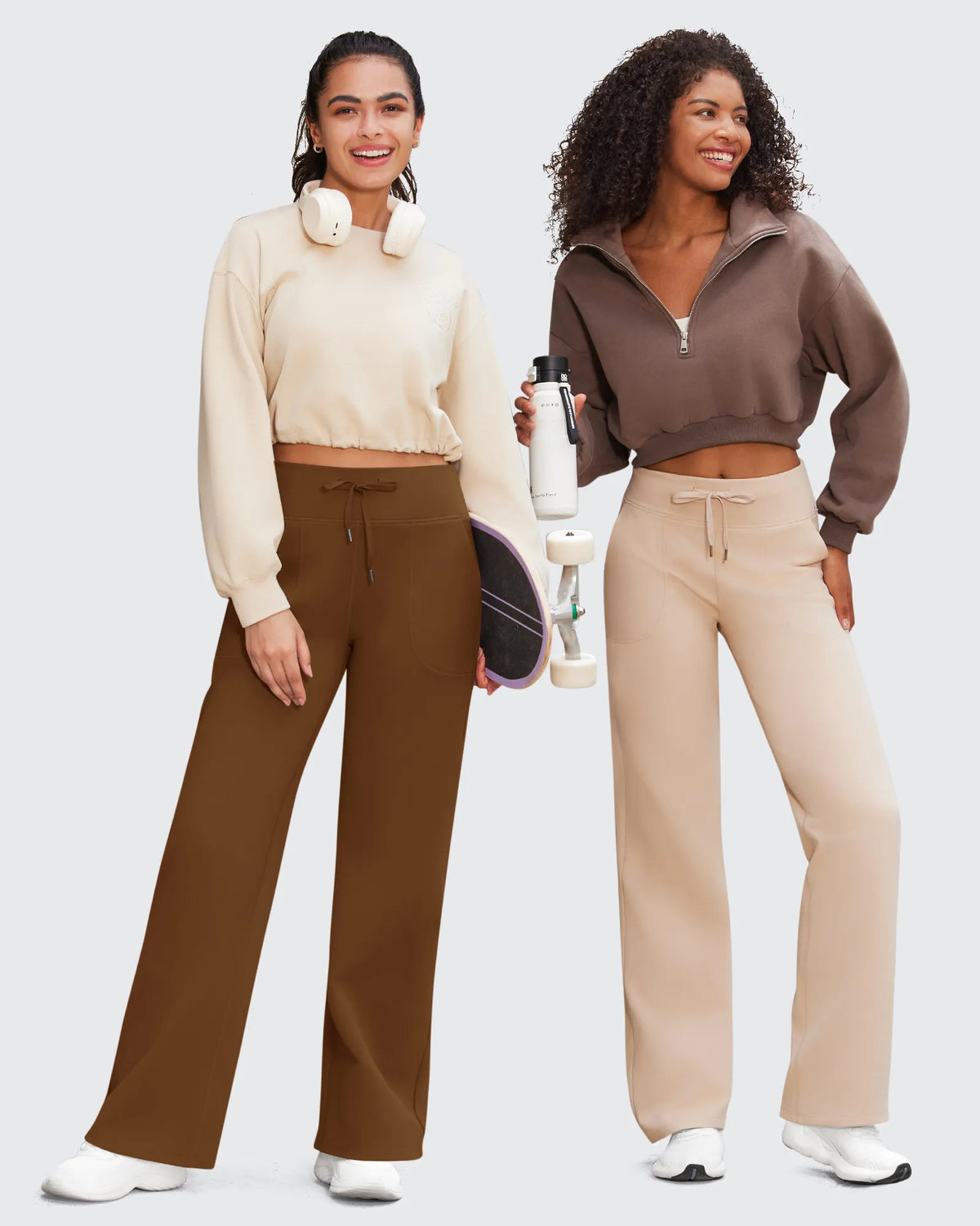EverGoing Business Casual High-Waist Wide Leg Pants Tall - G4Free