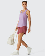 Racerback Hip Length Scoop Neck Muscle Tank Tops
