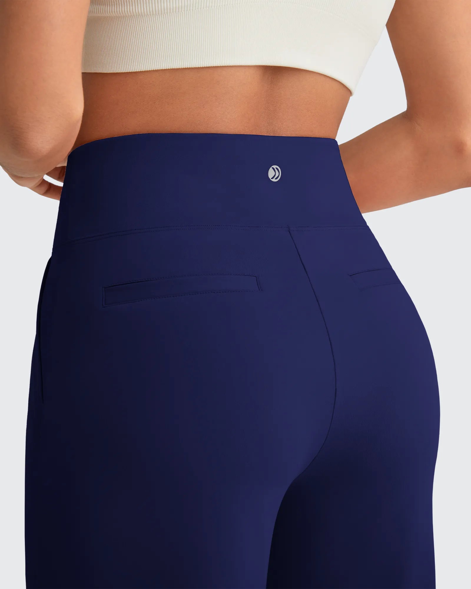 EverGoing High Waist Stretch Dressy Cropped Pants Tall - G4Free