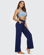 EverGoing Loose High-Waist Business Casual Pants 33'' - G4Free