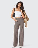 BareFeel Seamless High-Waist Dressy Pants Petite - G4Free