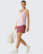 Racerback Hip Length Scoop Neck Muscle Tank Tops