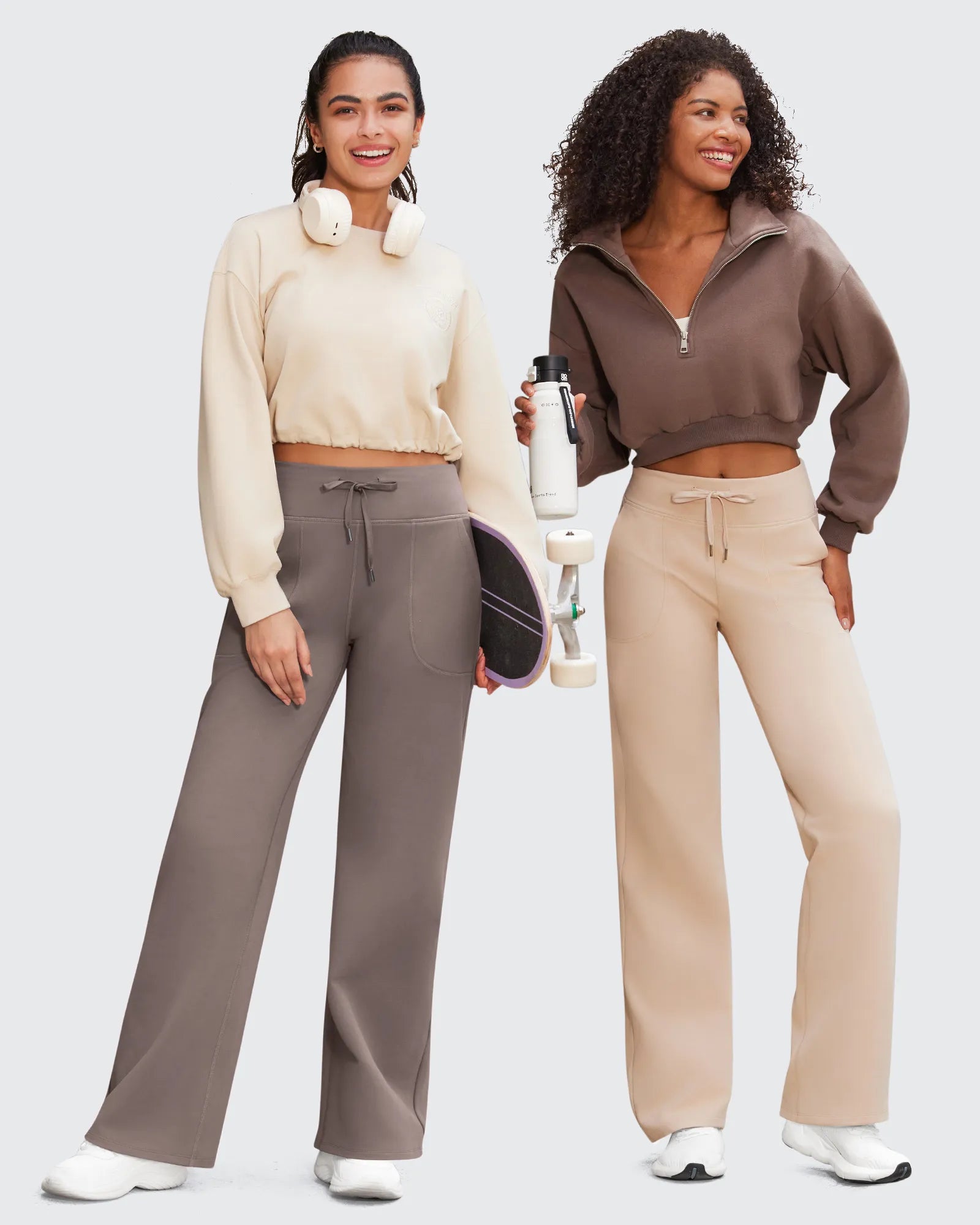 EverGoing Business Casual High-Waist Wide Leg Pants Tall - G4Free