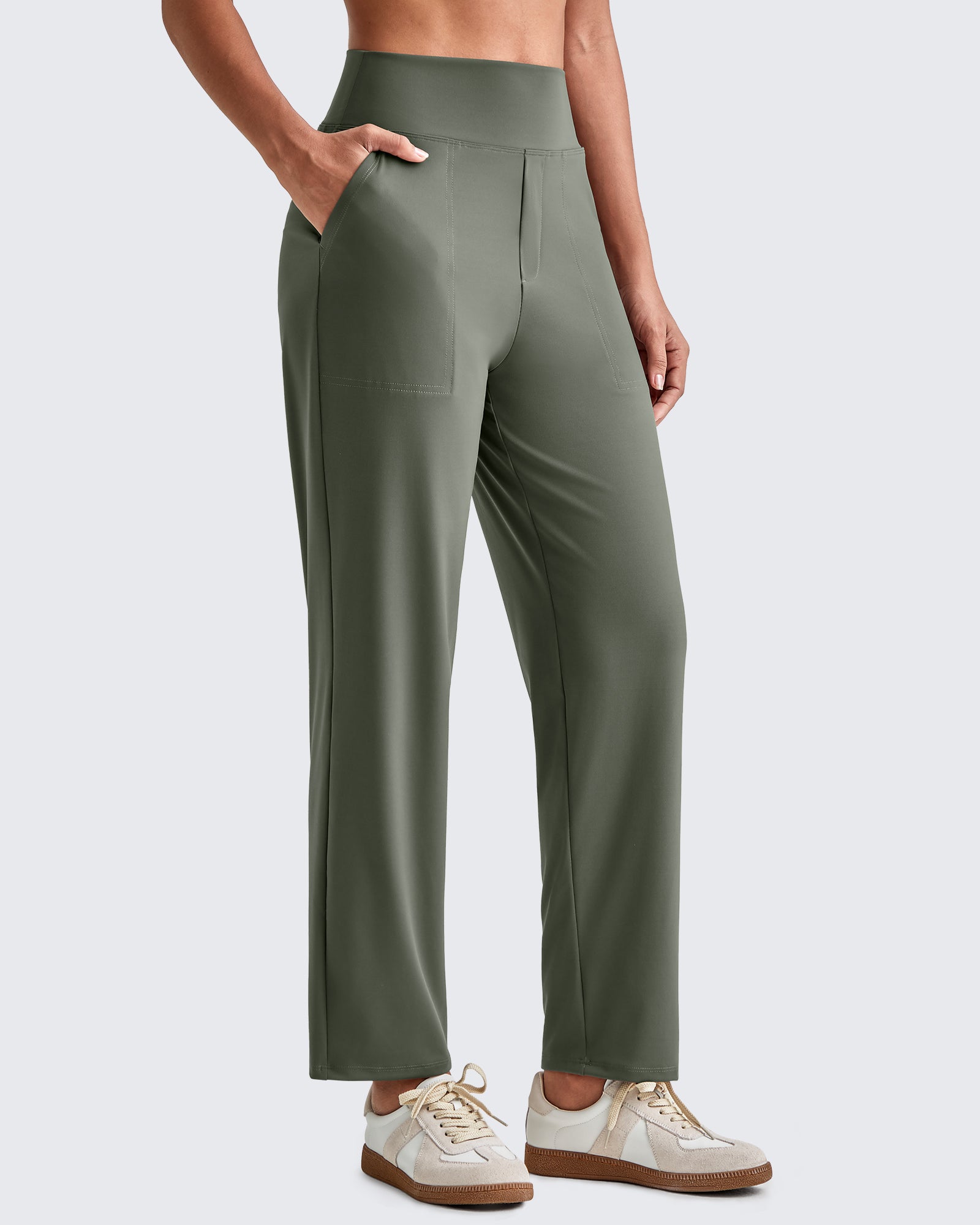 ShiftReady Crop Business Casual Work Pants - G4Free
