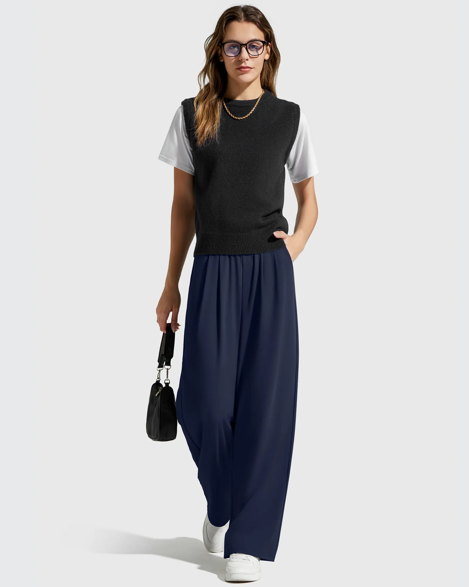 ShiftReady High Waisted Dressy Casual Trousers