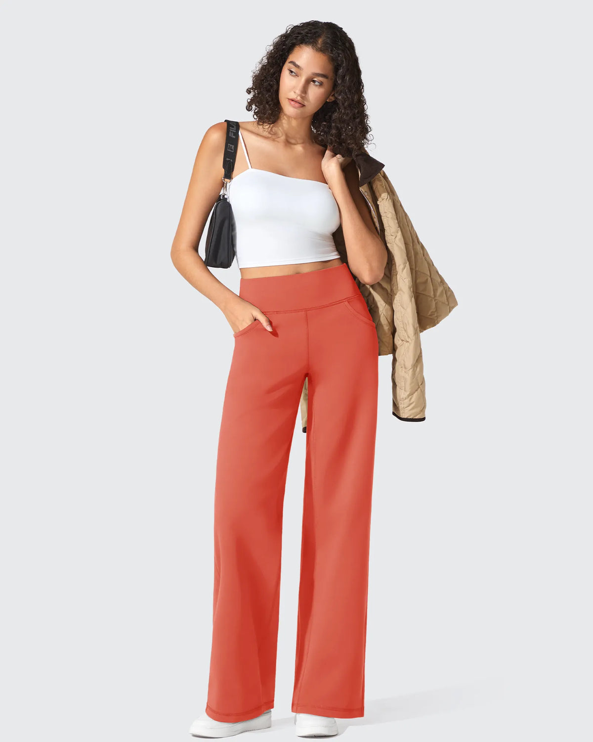 BareFeel Seamless High-Waist Dressy Pants Petite - G4Free
