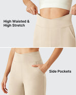 BareFeel High Stretch Ankle Wide Leg Yoga Pants