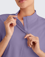 Lightbreeze UPF 50+ Half Zip Golf Short Sleeve