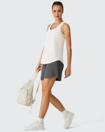Racerback Hip Length Scoop Neck Muscle Tank Tops