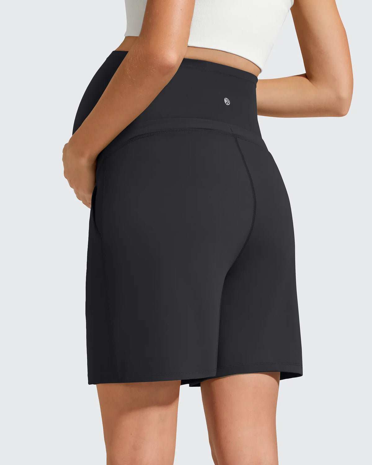 EverGoing Pockets Drawstring Over The Belly Pregnancy Shorts