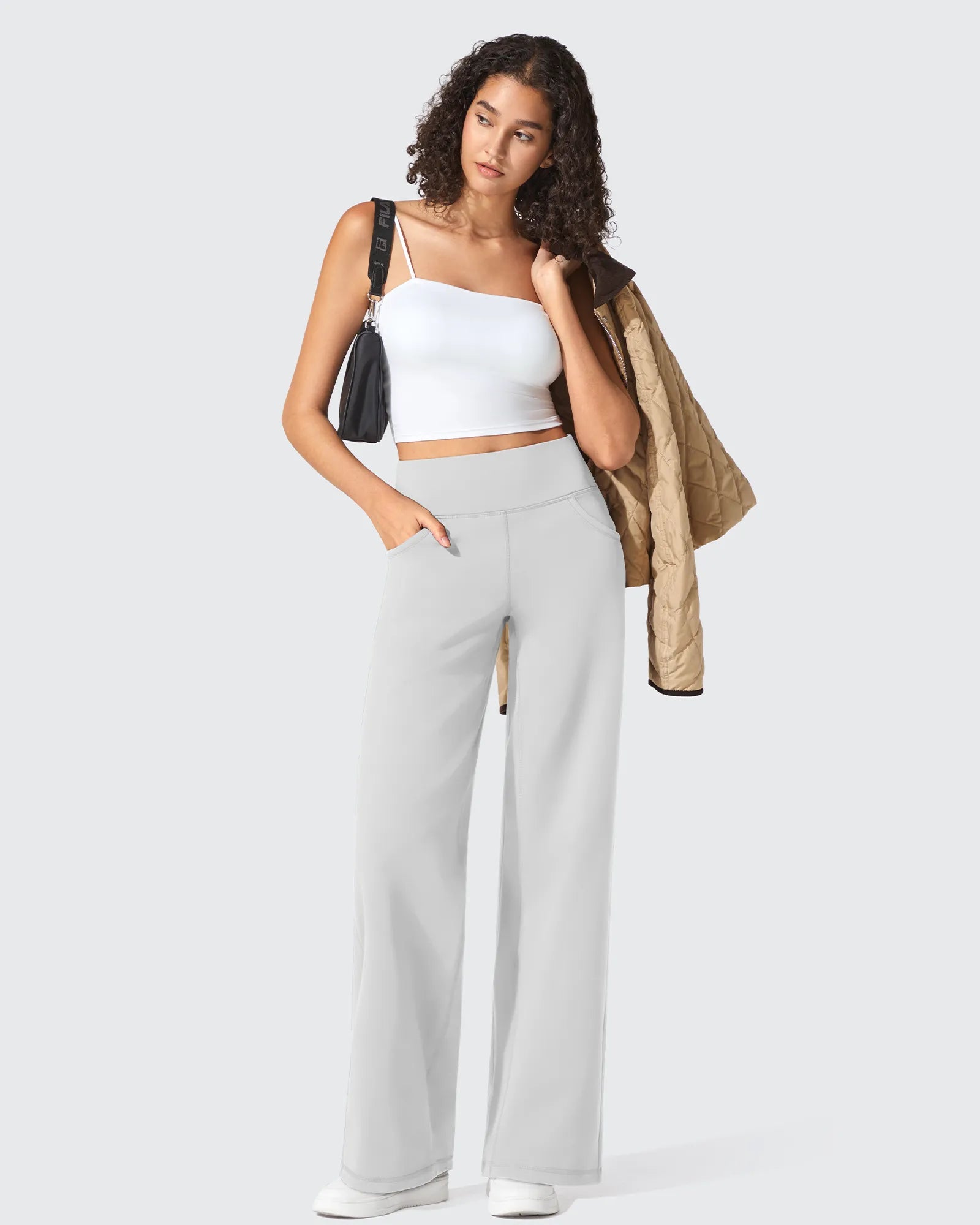 BareFeel Seamless High-Waist Dressy Pants Petite - G4Free