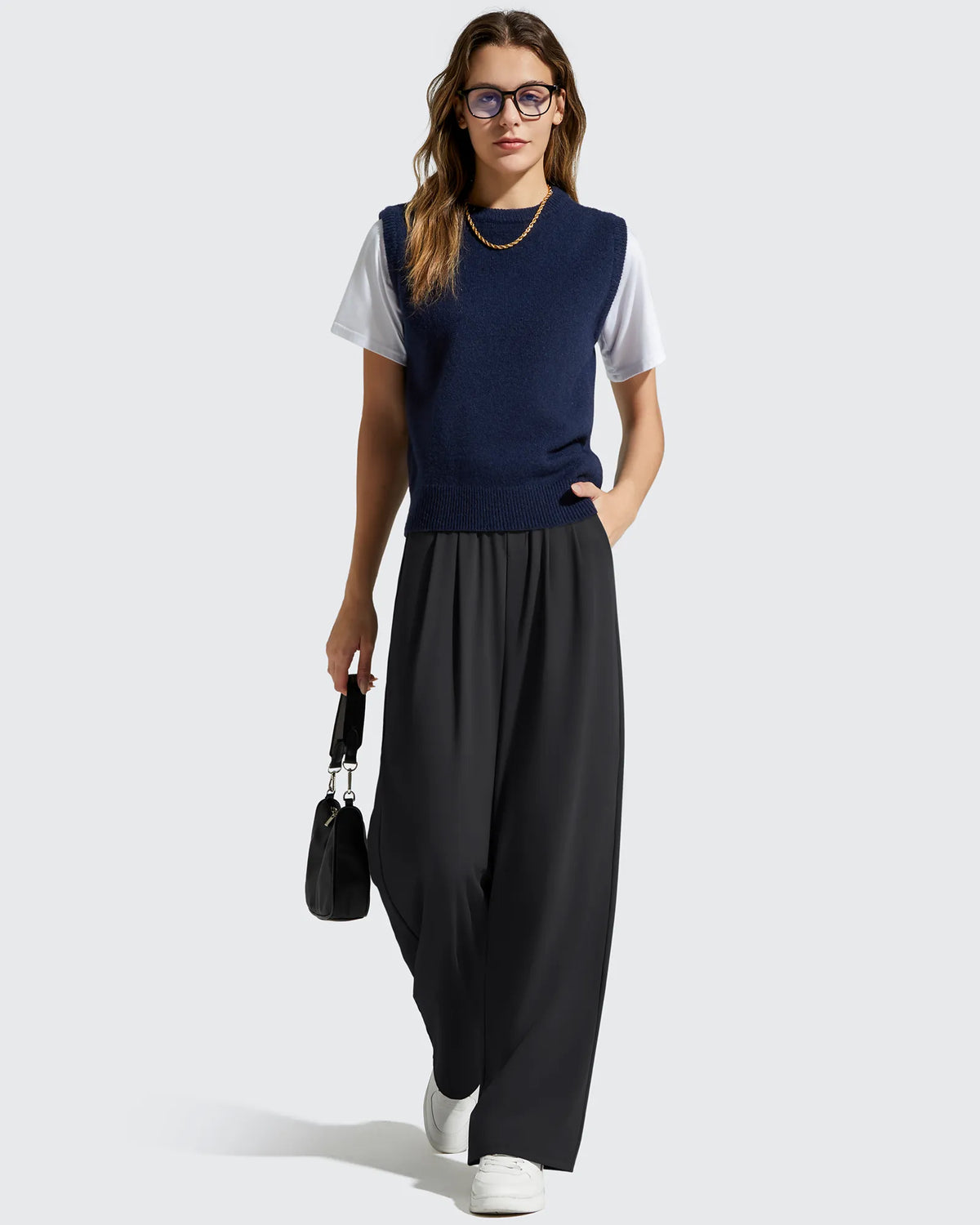 ShiftReady High Waisted Dressy Casual Trousers