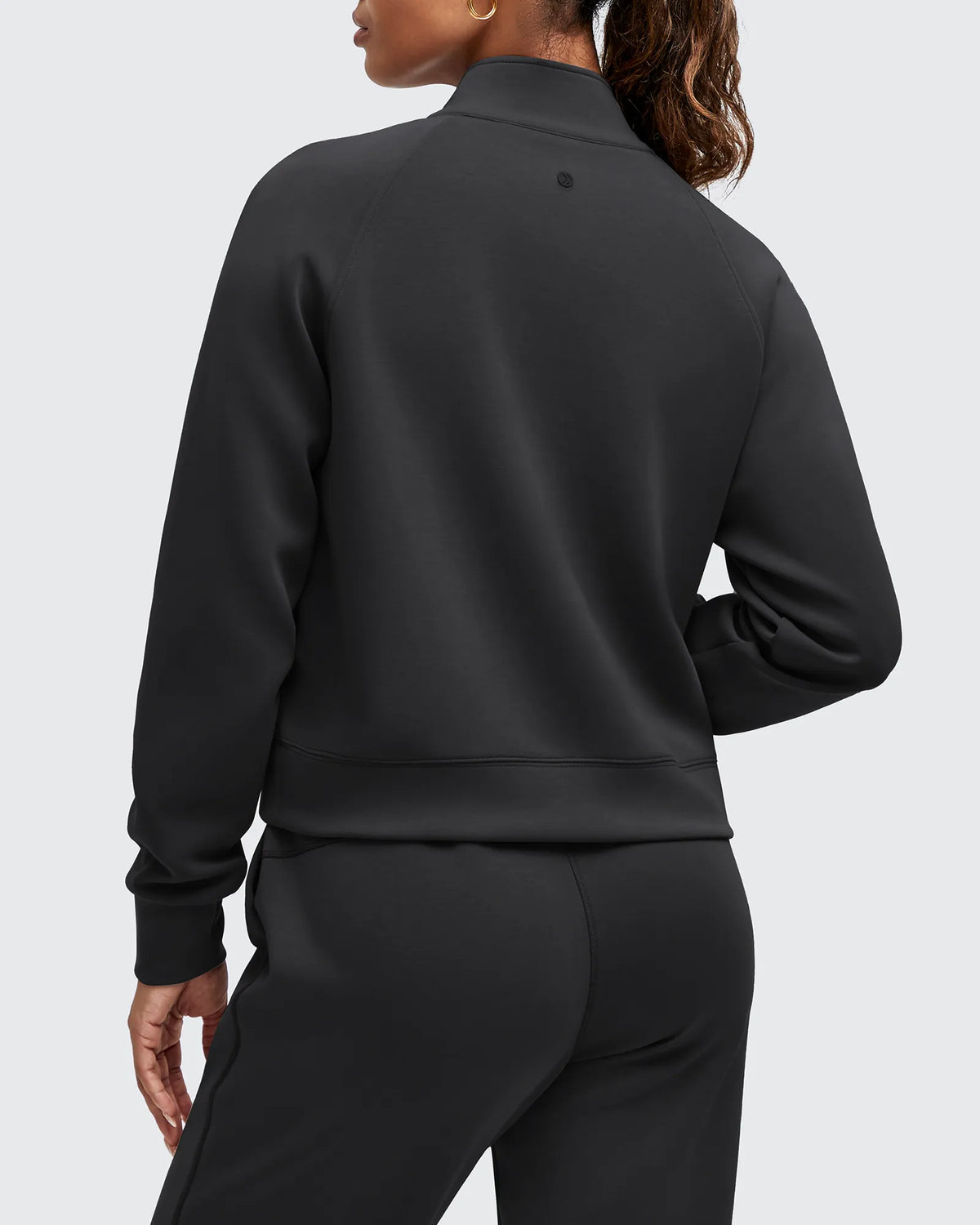 Smoofit Half-Zip Pullover Mock Neck Pockets Sweatshirts