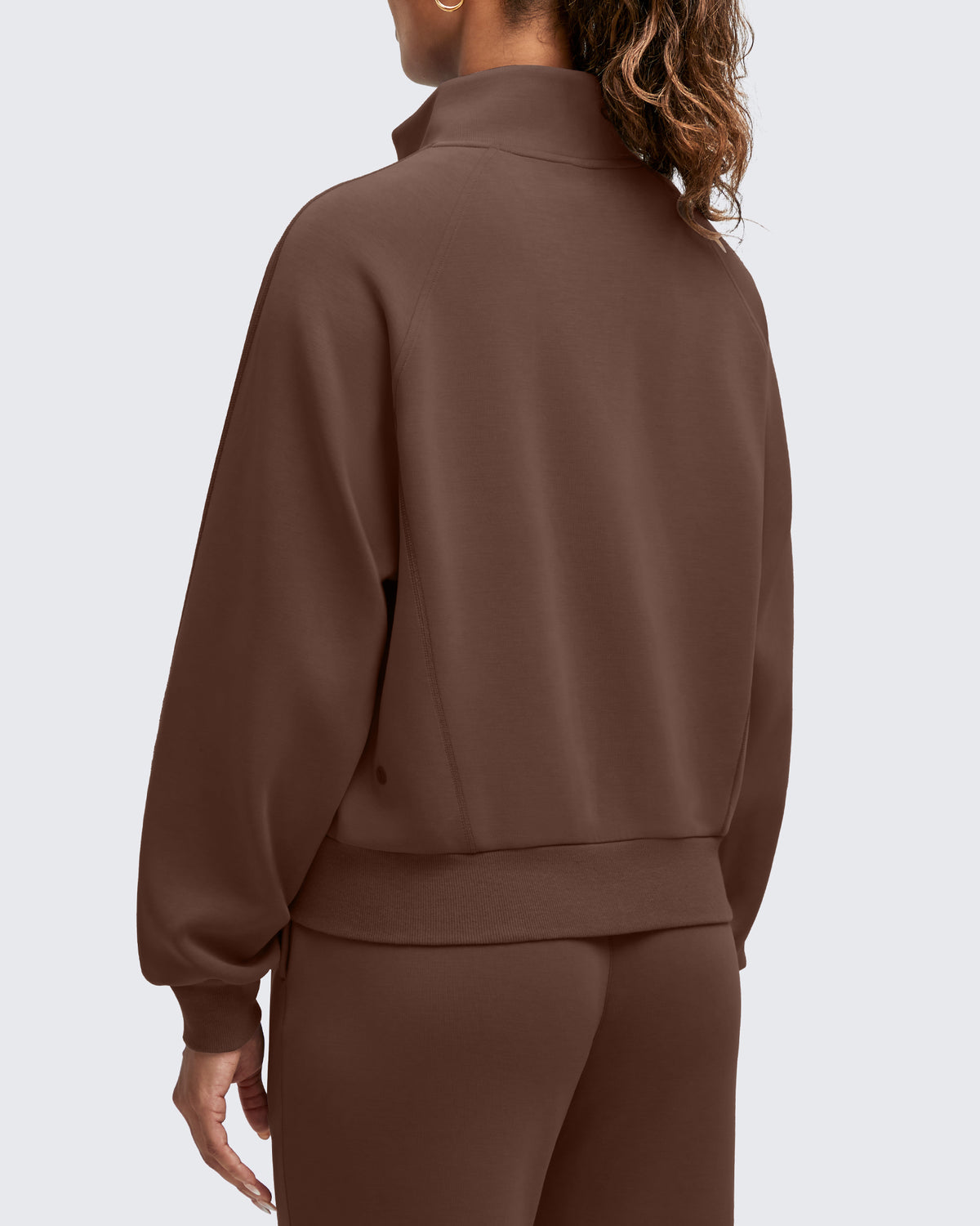 Smoofit Mock Neck Zip Up Pockets Jackets