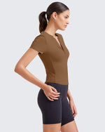 BareFeel Half Zip Slim Fit Athletic Shirts