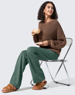 EverGoing Fleece Lined High-Waisted Dressy Pants - G4Free